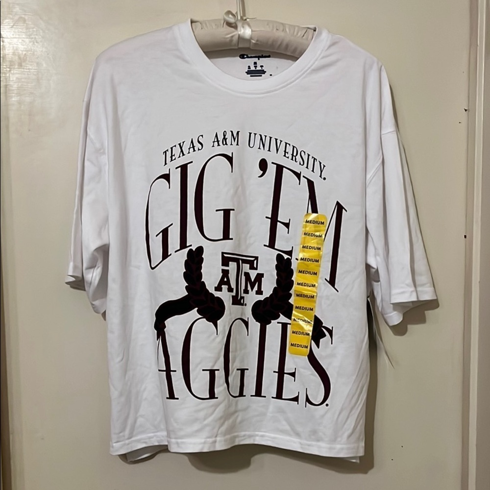 Texas A&M University Gig 'Em Aggies Champion T-Shirt Medium